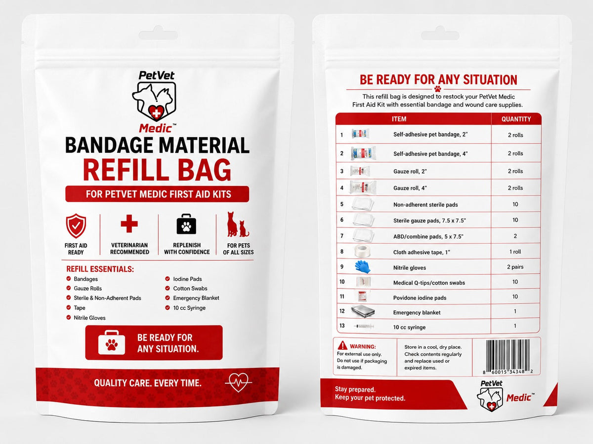 Bandage & Supplies Refill Pack - PetVet Medic®