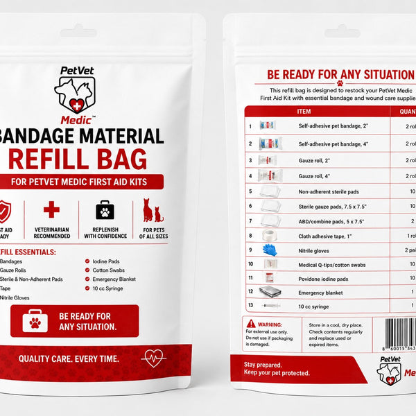 Bandage & Supplies Refill Pack - PetVet Medic®