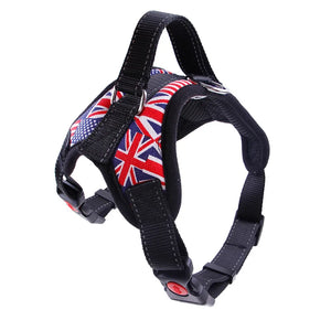Heavy Duty Nylon Dog Harness – Adjustable Padded Vest - All sizes