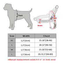 Load image into Gallery viewer, Nylon Reflective Pet Dog Harnesses Vest Soft Flannel Padded No Pull Strap