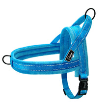 Load image into Gallery viewer, Nylon Reflective Pet Dog Harnesses Vest Soft Flannel Padded No Pull Strap