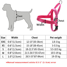Load image into Gallery viewer, No Pull Reflective Dog Harness Leash Set Pet Vest Lead