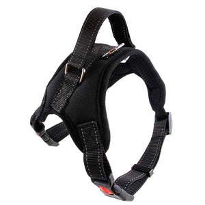 Heavy Duty Nylon Dog Harness – Adjustable Padded Vest - All sizes