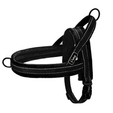 Load image into Gallery viewer, Nylon Reflective Pet Dog Harnesses Vest Soft Flannel Padded No Pull Strap