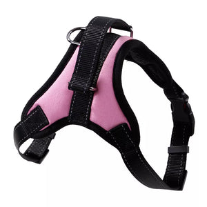 Heavy Duty Nylon Dog Harness – Adjustable Padded Vest - All sizes