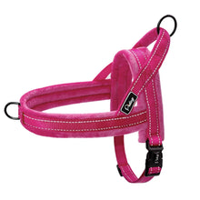 Load image into Gallery viewer, Nylon Reflective Pet Dog Harnesses Vest Soft Flannel Padded No Pull Strap