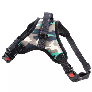 Heavy Duty Nylon Dog Harness – Adjustable Padded Vest - All sizes