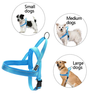 No Pull Reflective Dog Harness Leash Set Pet Vest Lead