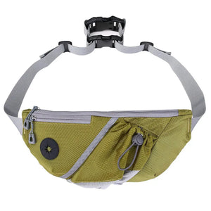 Multi-Function Dog Walking Bag With Poop Bag Holder and Bottle Holder