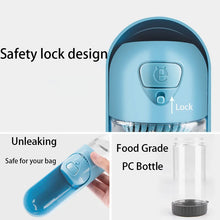 Load image into Gallery viewer, Portable Pet Water Bottle &amp; Feeder