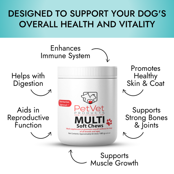 Pet Vet Multi Soft Chews for Dogs