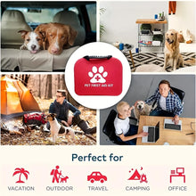 Load image into Gallery viewer, 61pcs Portable EVA Emergency Dog and Cat Pet First Aid Kit