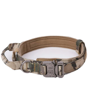Durable Nylon Dog Collar & Reflective – Tactical Training for Large Dogs