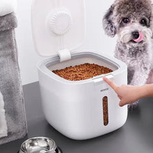 Load image into Gallery viewer, Airtight Pet Food Storage Container with Measuring Cup