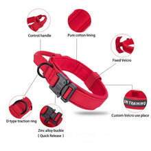 Load image into Gallery viewer, Durable Nylon Dog Collar &amp; Reflective – Tactical Training for Large Dogs