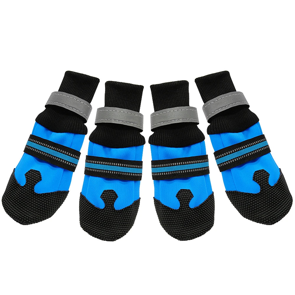 4pcs Waterproof Winter Pet Dog Shoes