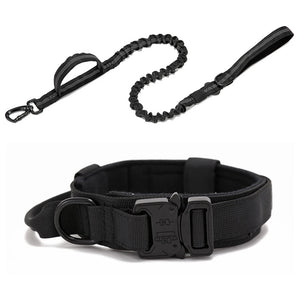 Durable Nylon Dog Collar & Reflective – Tactical Training for Large Dogs