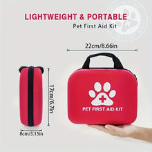 Load image into Gallery viewer, 61pcs Portable EVA Emergency Dog and Cat Pet First Aid Kit