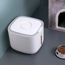 Load image into Gallery viewer, Airtight Pet Food Storage Container with Measuring Cup