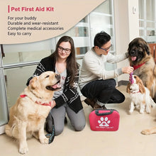 Load image into Gallery viewer, 61pcs Portable EVA Emergency Dog and Cat Pet First Aid Kit