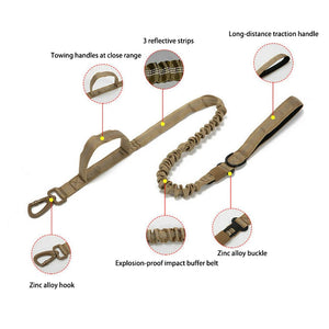 Durable Nylon Dog Collar & Reflective – Tactical Training for Large Dogs