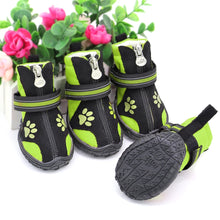 Load image into Gallery viewer, 4pcs Pet Dog Shoes Waterproof Reflective Dog Boots Outdoor Snow and Rain