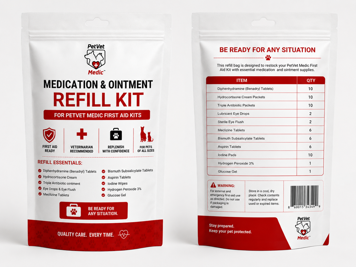 Medication & Ointment Refresh Pack - PetVet Medic®